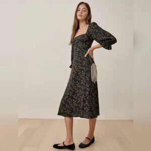 Reformation Enid Dress Carob Size 4